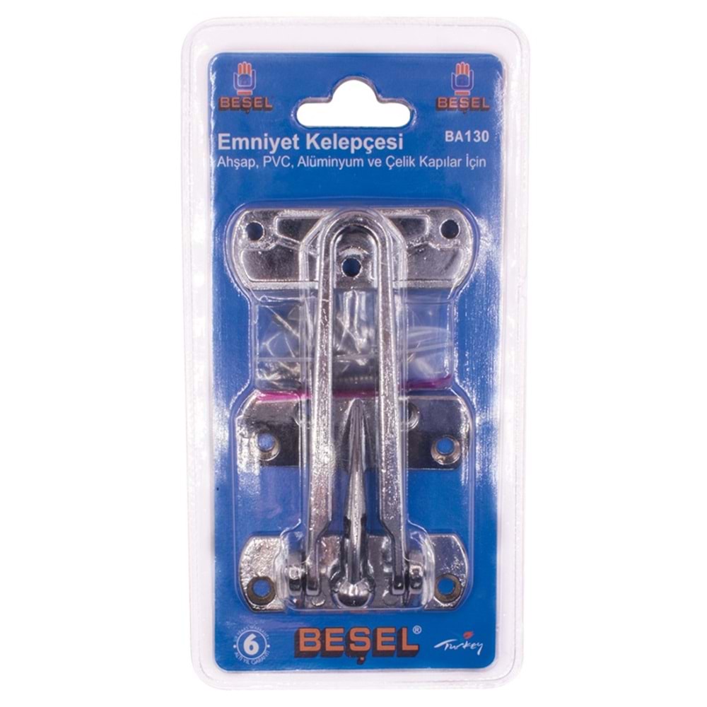 BEŞEL EMNİYET KELEPÇESİ KROM