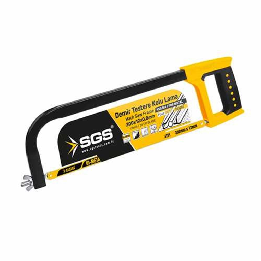 SGS202 DEMİR TESTERE KOLU PROFESYONEL (AĞIZLI)