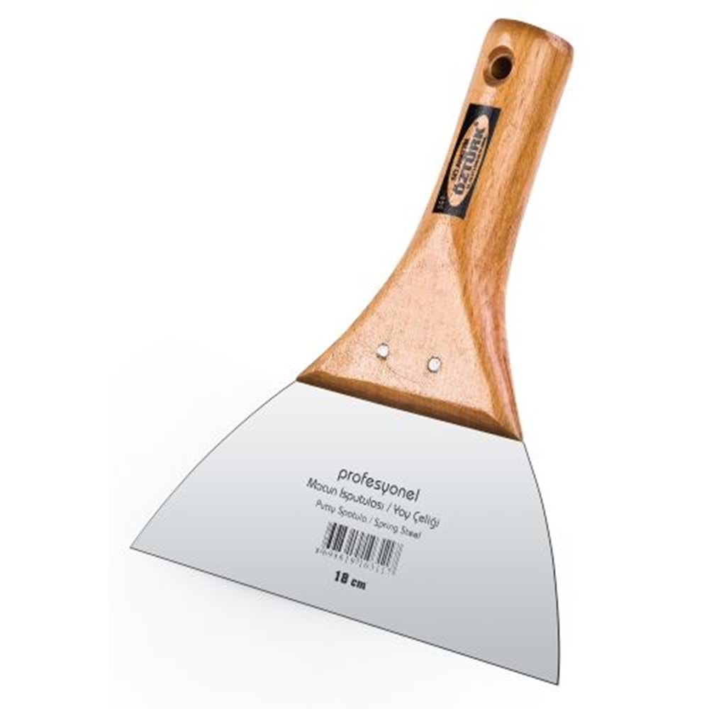 SGS376 MACUN ISPATULASI 18 CM (AHŞAP SAP)