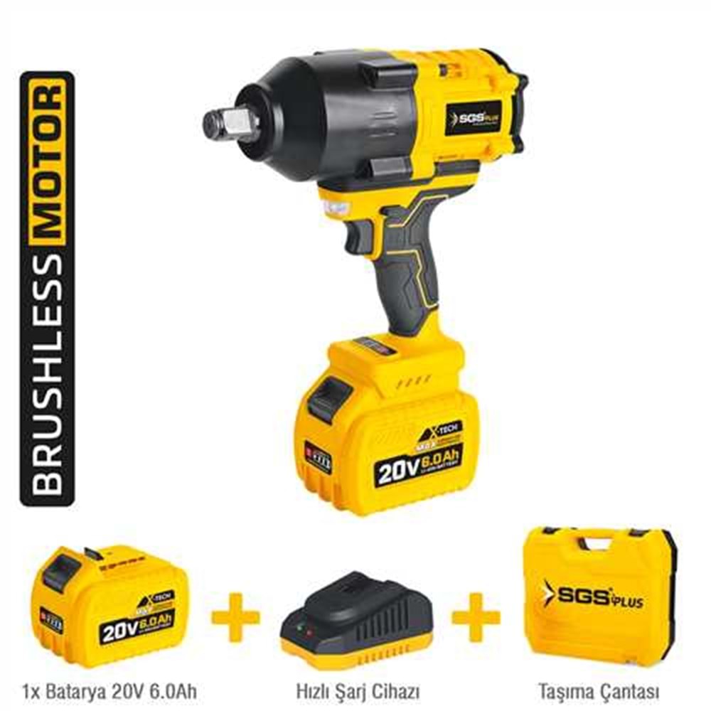 AKÜLÜ DARBELİ SOMUN SIKMA 1200NM / 6 Ah TEK BATARYA / 4 ADET KOLİ BARKODU