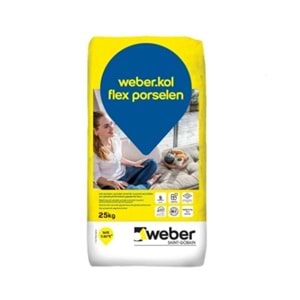 WEBER KOL FLEX PORSELEN GRİ 25 KG