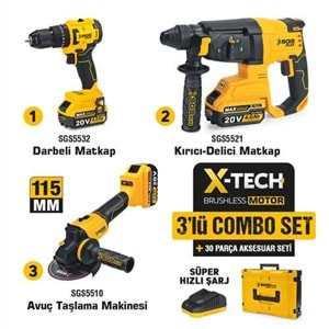 3LÜ COMBO SET 20V - BL