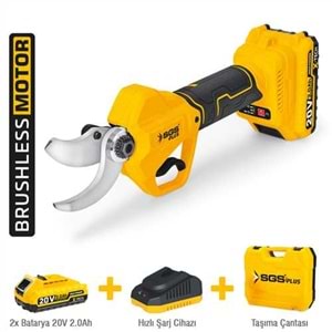 AKÜLÜ BUDAMA MAKASI ( 20 Volt 2ah ) BL ÇİFT BATARYA
