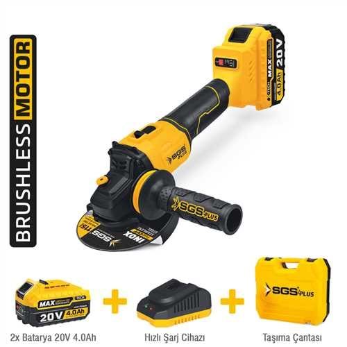 AKÜLÜ AVUÇ TAŞLAMA / 20 VOLT / 4 Ah /115 MM
