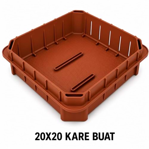 KARE BUAT TURUNCU 20X20
