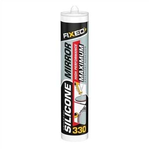 F330 FIXED AYNA SİLİKONU ŞEFFAF (330 GR)