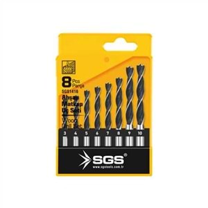 SGS1416 8 PARÇA AHŞAP MATKAP UCU SETİ