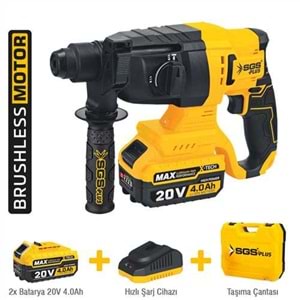 AKÜLÜ KIRICI DELİCİ MATKAP / 20 VOLT / 4 Ah / BL